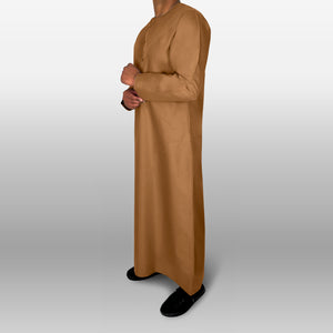Premium Emirati Thobe — Cinnamon
