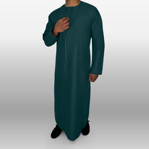 Premium Emirati Thobe — Emerald