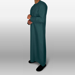 Premium Emirati Thobe — Emerald