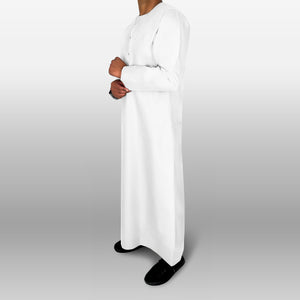 Premium Emirati Thobe — White