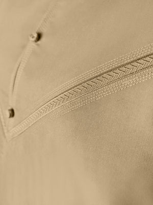 Premium Emirati Thobe — Khaki