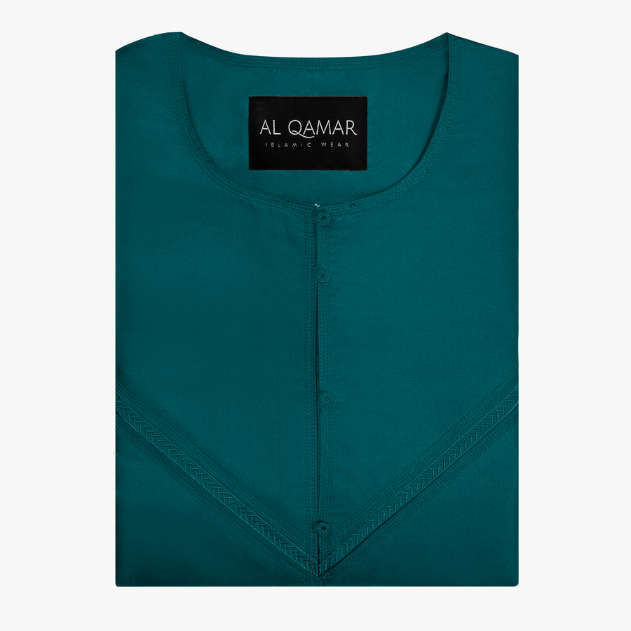 Premium Emirati Thobe — Emerald
