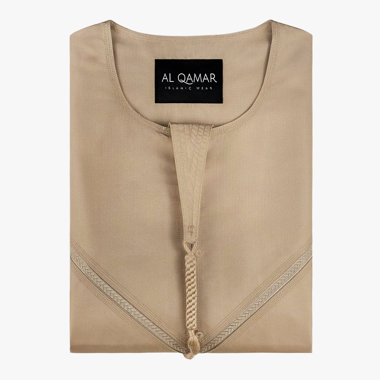 Premium Emirati Thobe — Khaki