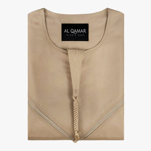 Premium Emirati Thobe — Khaki