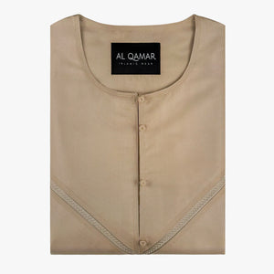 Premium Emirati Thobe — Khaki