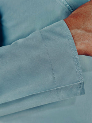 Premium Emirati Thobe — Light Blue
