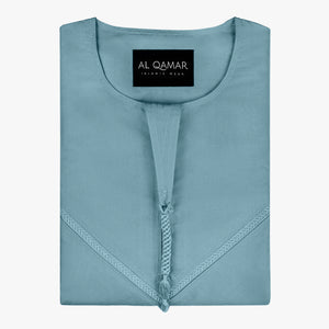 Premium Emirati Thobe — Light Blue