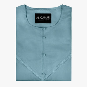 Premium Emirati Thobe — Light Blue
