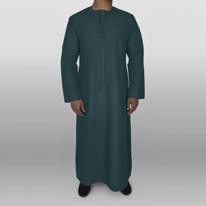 Premium Emirati Thobe — Emerald