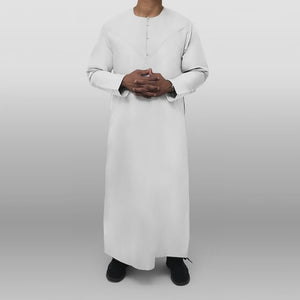 Premium Emirati Thobe — White
